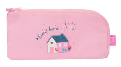 Schoolpennenzak Glow Lab Sweet home Roze 23 x 11 x 1 cm Schoolpennenzak Glow Lab Sweet home Roze 23 x 11 x 1 cm