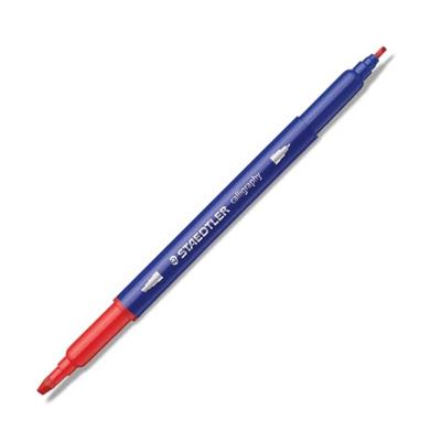 Quantore Kalligrafiepen duo punt - 12 kleuren