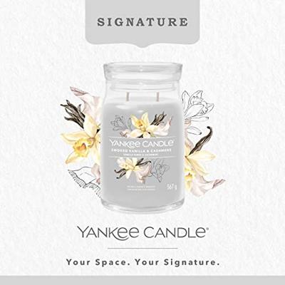 Yankee Candle smoked vanilla & cashmere signature large jar