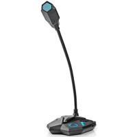 Desktop Gaming-Microfoon | Flexibele Nek | USB | Mute-Knop | 3,5 mm Stereo-Audioconnector - thumbnail