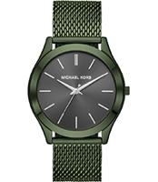 Horlogeband Michael Kors MK8608 Staal Groen 22mm - thumbnail