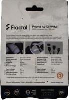 Fractal Design Prisma AL-12 PWM PC-ventilator Zwart, Wit (b x h x d) 120 x 120 x 25 mm - thumbnail