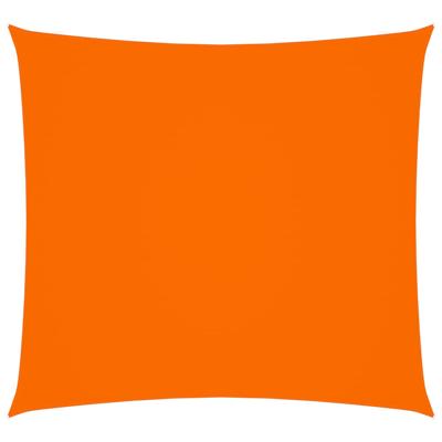 Zonnescherm vierkant 4,5x4,5 m oxford stof oranje