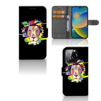 iPhone 14 Pro Leuk Hoesje Lion Color - thumbnail