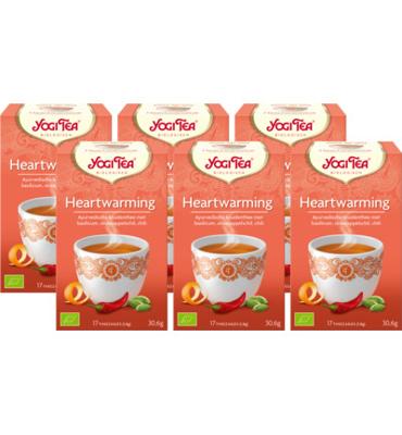 Yogi Tea Heartwarming bio 17 Zakjes Yogi Tea Heartwarming bio 17 Zakjes