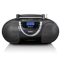 Lenco Draagbare DAB+ en FM-radio met CD-cassette en Bluetooth Zwart - SCD-6900BK - thumbnail