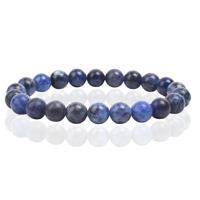 Natuursteen Armband met 8mm Kralen Memphis - Sodalite Dark - thumbnail