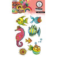 Studio Light • art by marlene clear stamp sea creatures - thumbnail