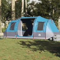 VidaXL Tunneltent 4-persoons waterdicht blauw - thumbnail