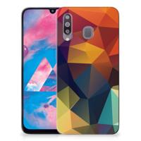 Samsung Galaxy M30 | TPU Hoesje | Polygon Color - thumbnail