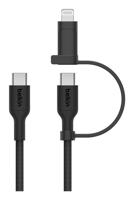 USB-kabel Belkin CAC003HQ1.5MBK Zwart 1,5 m - thumbnail
