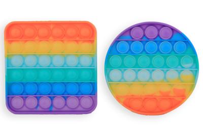 Magic Pop It Regenboog - Vierkant / Rond / Achthoek / Among us