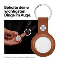KeyBudz AirTag keyring - Tan - thumbnail