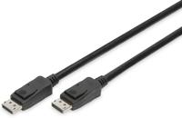 Digitus AK-340106-030-S DisplayPort-kabel DisplayPort Aansluitkabel DisplayPort-stekker, DisplayPort-stekker 3.00 m Zwart Vergulde steekcontacten, Afgeschermd - thumbnail