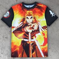 Demon Slayer: Kimetsu no Yaiba T-Shirt Kyojuro Rengoku Size M - thumbnail