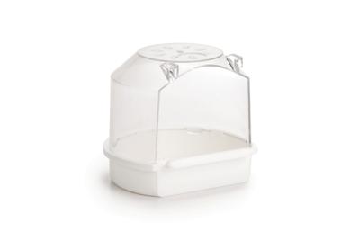 Rond badhuisje voor vogels klein wit