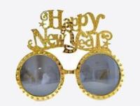 Bril Happy New Year Goud - thumbnail