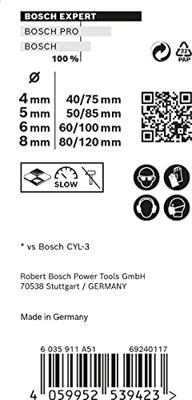Bosch Accessoires Expert MultiConstruction CYL-9 boor 4/5/6/8 mm 4-delig - 2608900649 - thumbnail