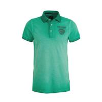 Short sleeve polo light pique cold deep green - thumbnail
