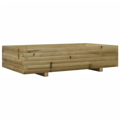 VidaXL Plantenbak 110x60x26,5 cm geïmpregneerd grenenhout