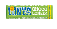 Chocolade tony chocolonely amandel zeezt reep 47gr - thumbnail