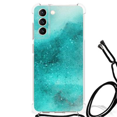 Back Cover Samsung Galaxy S21 FE Painting Blue Back Cover Samsung Galaxy S21 FE Painting Blue