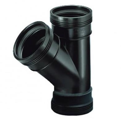 PP t-stuk 45 graden manchet - 125 mm