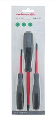 Intercable 1399004 Schroevendraaierset VDE 3-delig Kruiskop Pozidriv