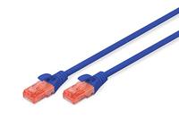 Digitus DK-1612-020/B RJ45 Netwerkkabel, patchkabel CAT 6 U/UTP 2.00 m Blauw Verdraaide paren 1 stuk(s) - thumbnail