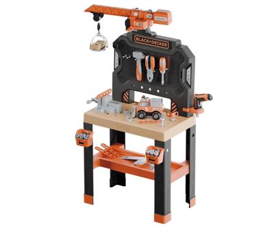 Smoby Black+Decker werkbank met kraan