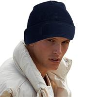 Beechfield CB445R Recycled Original Patch Beanie - Black - One Size - thumbnail