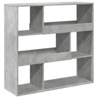 Kamerscherm 100x33x94,5 cm bewerkt hout betongrijs - thumbnail