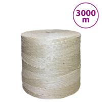 VidaXL Touw 2 mm 3000 m 100% sisal - thumbnail