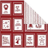 Vivi Gade Design papier, lijsten met tekst en doodles, vel 30,5x30,5 cm, 180 gr, 5 vel/ 1 doos - thumbnail