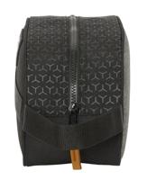 Reistasje BlackFit8 Old school Zwart Grijs Recyclebaar 26 x 15 x 12 cm - thumbnail