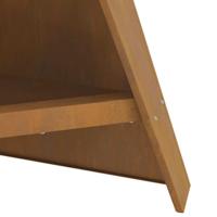 Vuurkorf Bruin 58 x 40 x 100 cm Cortenstaal - thumbnail