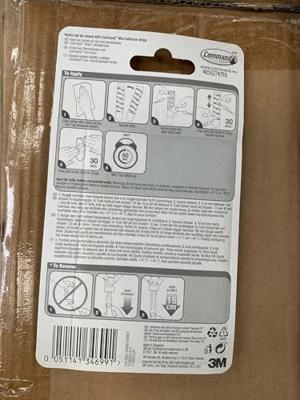 Command decohaak, extra small, draagvermogen 225 gram, transparant, blister van 20 stuks Command decohaak, extra small, draagvermogen 225 gram, transparant, blister van 20 stuks