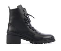 Nubikk Jane Cone leren veterboots zwart - thumbnail