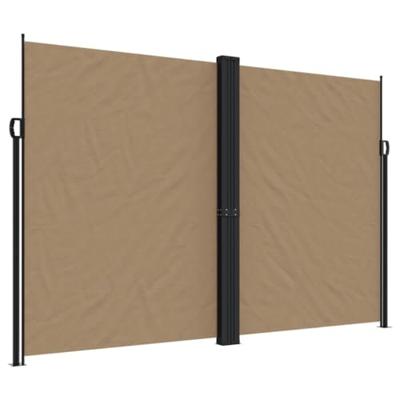 Windscherm uittrekbaar 220x1000 cm taupe Windscherm uittrekbaar 220x1000 cm taupe