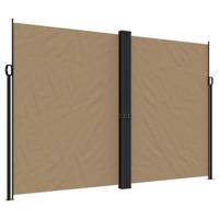 Windscherm uittrekbaar 220x1000 cm taupe - thumbnail