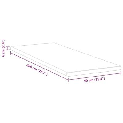 VidaXL Matrastopper wit en groen 90 x 200 cm jacquard stof VidaXL Matrastopper wit en groen 90 x 200 cm jacquard stof