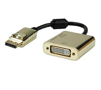 ROLINE GOLD 4K DP-DVI adapter, actief, v1.2, DP ST - DVI BU, retailblister