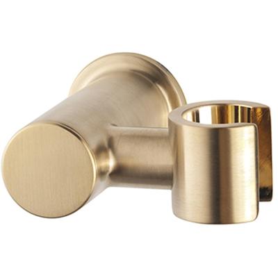 Wiesbaden Wandhanddouchehouder - Kantelbaar - Geborsteld Messing