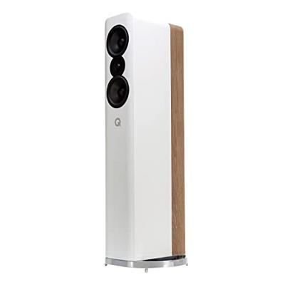 Q Acoustics: Concept 500 vloerstaande speaker - Wit/licht eiken Q Acoustics: Concept 500 vloerstaande speaker - Wit/licht eiken