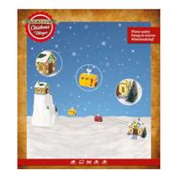 Kerstversiering Snowy Adventures LED Licht Muziek Scène Warm wit 31,5 x 32,5 x 53 cm - thumbnail