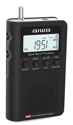 Radio Aiwa RSD-45BK Wit Zwart AM/FM