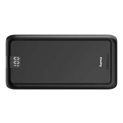 Hama Performance 24 Power Pack 24000 mAh 3 Outputs:USB-C 2x USB-A Powerbank Grijs - thumbnail