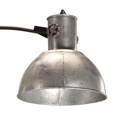 VidaXL Vloerlamp 25 w e27 150 cm vintage zilverkleurig