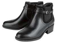 esmara Dames enkellaarzen (Zwart/elastiek , 38) - thumbnail