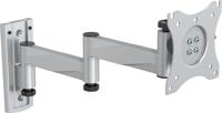 SpeaKa Professional SP-WMM-202 Wandbeugel voor monitor Aantal monteerbare displays: 1 Display(s) 33,0 cm (13) - 76,2 cm (30) Zilver Kantelbaar, Zwenkbaar, - thumbnail
